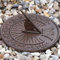 Cast Iron Sun Dial B | Antique Style Metal Home Garden Ornament Sculpture Decor