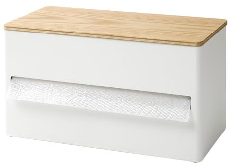 Yamazaki 1645 Küchenrollenhalter, Stahl, weiß