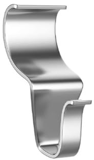 DRQPLOUH Wandpaneelhaken / zum Aufhängen von Outdoor-Vinyl-Wandpaneel-Klemmen/Edelstahl S-förmig versteckte Wandnaht Wandpaneelhaken