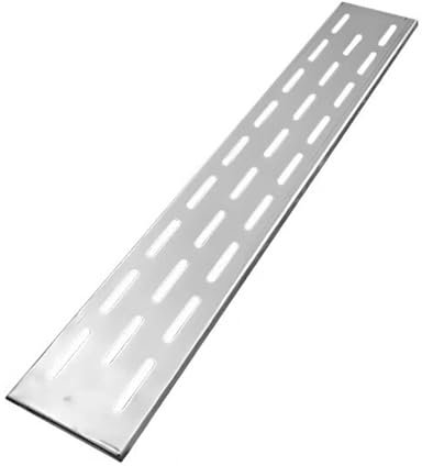 CYHTYM Canaletta Scolo Acqua Piovana Griglie di drenaggio fognario in Acciaio Inossidabile, Copertura di Scarico Rettangolare Interna, utilizzata per Coprire bagni, cucine e Cortili(Porous)