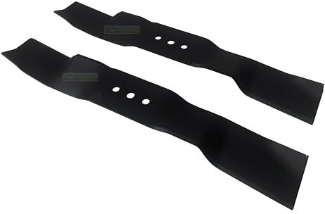perfektGarten 2 cuchillas para cortacésped de 43 cm compatibles con Husqvarna McCulloch Jonsered 5810835-01 581083501