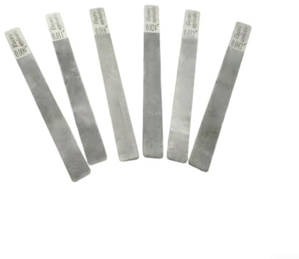 CookiBlend Guitar Nut File Set Of 6 Pack Stainless Steel Guitar Luthier Repair Tool Fret Crowning Slot Filing Tools For Guitar Repair And Maintenance(electric 09-42)