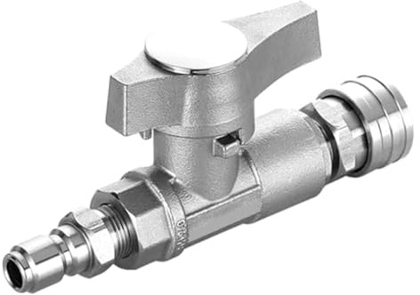 ZYNCUE 3/20.3 cm Quick Connect Kugelhahn für Hochdruckreiniger, 5000 PSI Edelstahl, mit Quick Connect Fitting