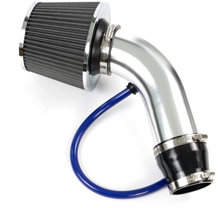 LUUXWPFZ Filtro Aria Sportivo Auto, per Fiat Punto II (188) 1999 2000 2001 2002-2007 Filtri di Sfiato Coperchio Ad Alto Flusso Aspirazione Fredda Tubo Aspirazione Kit Auto