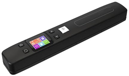Escáner de Documentos, Escáner Portátil WiFi For Recibos Comerciales, Escaneo De Documentos E Imágenes.,para el hogar(Black)