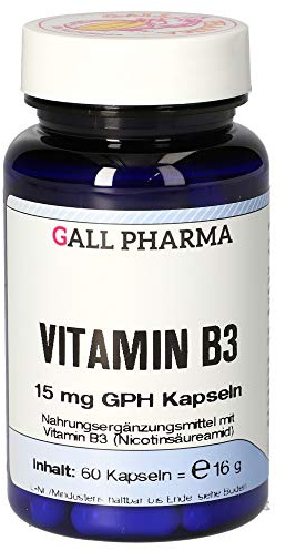 Gall Pharma Vitamin B3 15 mg GPH Kapseln, 60 Kapseln