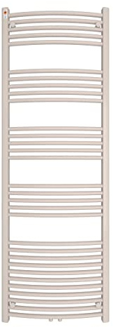 Badheizkörper 600x1750 mm Weiß – Handtuchheizkörper Mittelanschluss – Heizkörper Badezimmer – Wandheizung Stahl – Handtuchtrockner & Raumheizung