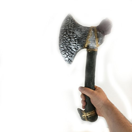 FDC Hand Axe Deluxe Foam Rubber Cosplay Prop Toy, Small, Unisex, Adult, Fantasy, No Batteries Required