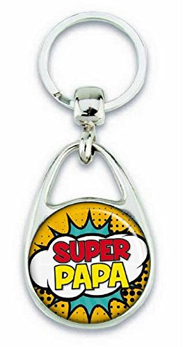 Porte clés Super papa comics