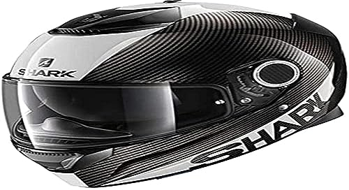 SHARK Herren NC Motorrad Helm, Schwarz, M