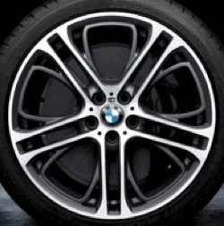 Original BMW Alufelge X3 F25 M Doppelspeiche 310 in 20 Zoll für hinten