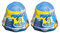 Gre 08012X2 - Pack de dosificador Flotante para el Mantenimiento del Agua de la Piscina de 0-10 m3, 2 x 250 gr