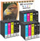 D&C Kompatibel für Epson 29 29XL für Epson Expression Home XP-430 XP-430 Serie XP-235 XP-342 XP-432 XP-435 XP-442 XP-445 XP-452 XP-455 XP-245 XP-247 XP-255 XP-257 XP-452 XP-455 (15x Druckerpatronen)