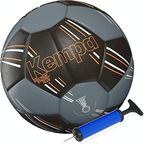 Kempa Handball Spectrum Top Training & Spielball schwarz + Ballpumpe (3)