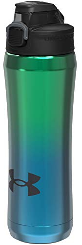 Under Armour Botella de agua Unisex's Beyond, degradado Capri/verde vapor, 18 onzas