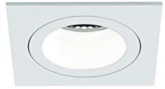 Astro Pinhole Slimline Square Fixed Fire-Rated IP65, Dimmable Badezimmer Downlight, IP65 Rated (Matt White) LED GU10, Designed in Britain – 1434002 – 3 Jahre Garantie