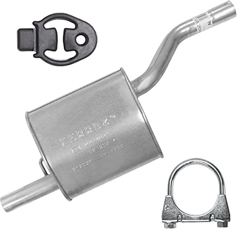 Adamot Endschalldämpfer Auspuff Endtopf für Ford Focus 1 I MK1 Stufenheck 1.8