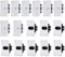 EMSea 16Pcs Sliding Door Wheels Replacement Sliding Door Roller Furniture Wardrobe Roll Rollers Furniture Accessories for Cabinets Wardrobes