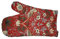 William Morris Strawberry Thief Red Single Oven Mitt