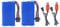 ZYGY 2PCS 7.4V 1200mAh SM-4P Plug Rechargeable Battery with USB Charging Cable for EC08 RC Toy Car Model Off-Road Car Climbing Drifting Racing RC Boat Battery