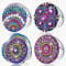 CharySim 4 Stück Diamond Painting Taschenspiegel Diamant Painting Kinder Geschenkideen Mädchen 6-14 Jahre Teenager Bastelset Erwachsene Basteln Mädchen 7 8 9 10 11 12 Jahre Geburtstagsgeschenke