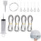 13 Piezas Kit de Limpieza de Nevera, Herramienta de Limpieza del Refrigerado, Kit de Limpieza del Orificio de Drenaje del Refrigerador para Limpieza de Refrigerador