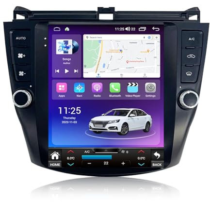 BOJONI Android 11.0 Radio Car Stereo para Honda Accord 2003-2008 Autoradio 2 DIN Navegador GPS Bluetooth Mandos Volantes/RDS/USB 4G WiFi Carplay Reproductor Multimedia (Size : TS2 4-Core 2G+32G)
