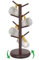 BAMBANG Bamboo Coffee Mug Tree, Rotating Coffee Cup Holder for Counter Top, 8 Hooks, Mug Organizer, Display, Espresso