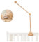 Mobile Halterung Holz, AolKee Baby Mobile Halterung, Abnehmbarer Verstellbarer Kinderbett Mobile Arm zum Aufhängen Krippe Mobiles/Windspiele Spielzeug, babybett zubehör,Braun