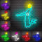 Personalisierte Neon Zeichen für Basketball-Spieler - LED Neon Licht für Wanddekoration, Nachtlichter, Weihnachts- und Geburtstagsgeschenk
