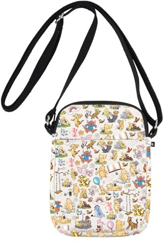 JNIAP Pooh Bear Crossbody Bag Pooh Bear Gifts Pooh Bear Shoulder Bag Pooh Bear Merchandise, Bear Lion Cb
