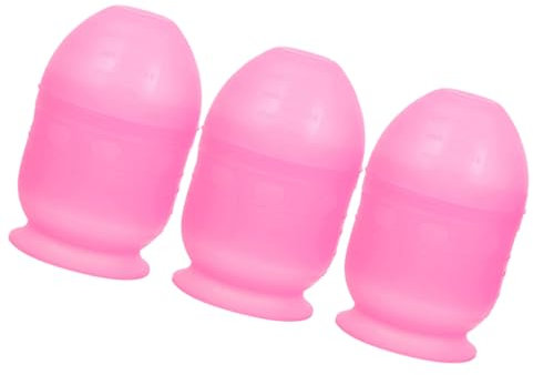 HAPINARY 3st Haartonisierungsbecher Farbmisch-shaker Für Salons Mischbecher Für Den Salon Tasse Zum Haarefärben Friseurwerkzeuge Selber Machen Rührschüsseln Für Haarfarbe Braue Plastik Rosa