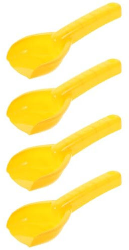 ifundom Lot de 4 pelles à Sable en Plastique pour Enfants, idéales pour la Plage, la Plantation, Le Jardinage, Le creusement, Le bac à Sable et Les Jouets