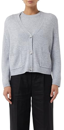 Comma Strickcardigan im Loose Fit aus Wollmix