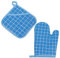 Mikinona 4 Pièces Tapis à Isolés Cuisson Four Micro Chaleur De Cuisine De Four à Micro-Ondes Ustensiles De Cuisine Ciel Bleu