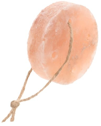 HEMOTON Kleintier Salzleckstein Mineralstoff Salzblock Aus Natursalz 8x2cm Für Kaninchen Hamster Meerschweinchen Haustierbedarf