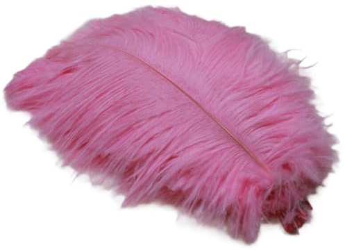 Osmond 20-25cm Ostrich Feathers Stage Performances Feathers Handmade DIY Jewelry Decorations Ostrich Feathers Pink