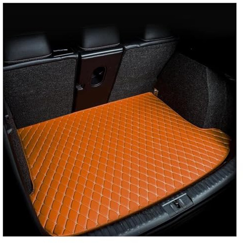 Kofferraumwanne Innenmatte Für Für XC90 Sieben Sitze 2016 2017 2018 2019 2020 2021 2022 Cargo Liner Teppich Innen Teile Zubehör(Brown Sigie 1pcs)