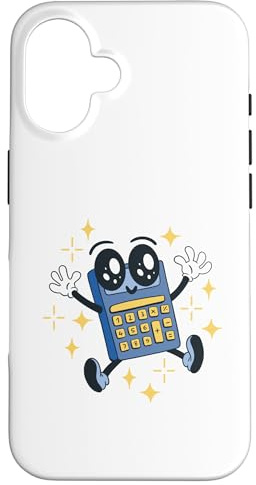 Retro Cartoon Calculator Case for iPhone 16
