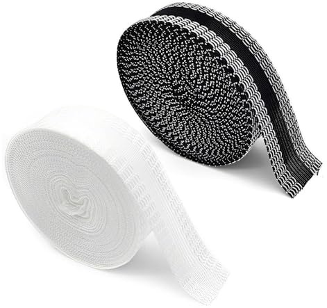 HMCEY 2 Rotoli Adesivo per Orlo Pantaloni 10 M,Nastro per Orlo Termoadesivo,Nastro Adesivo per Cuciture,Nastri Adesivos per Orlos Jeans,Nastros Con Orlos da Stirare per Giuntare Tende Vestiti