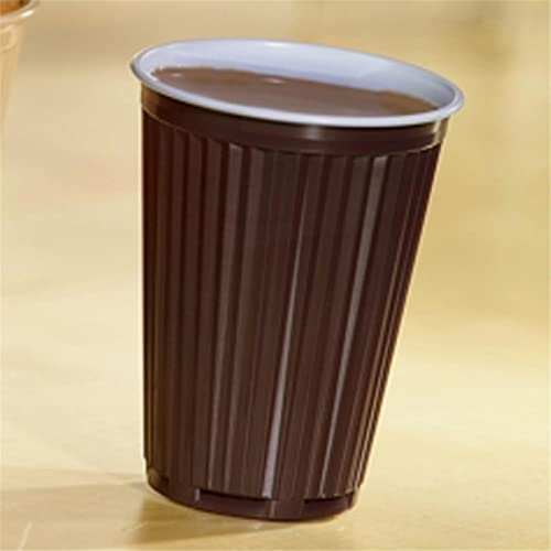 PAPSTAR Thermobecher, Kunststoff, braun/Weiss, 7 x 57.5 x 7 cm