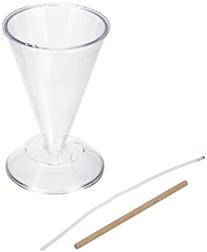 Rayher Kerzengießform Kegel, 6 cm ø, Höhe 9 cm, Gießform für Wachs, Wachsgießform Kerzen gießen, 3139400