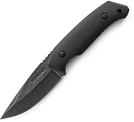 Schrade Outdoormesser, 8Cr13 Stahl, Stonewashed, G