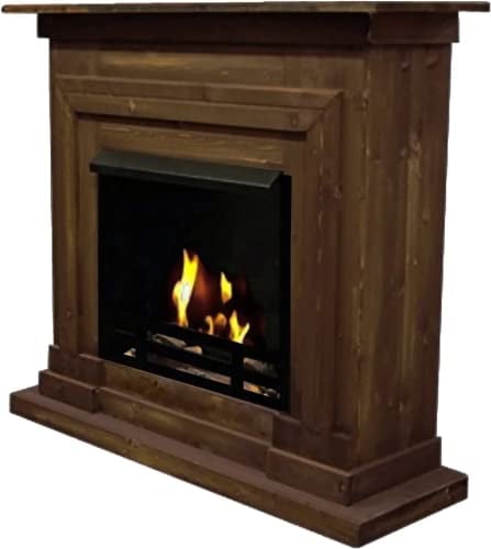 Kaminbau Mierzwa Gelkamin Ethanolkamin Kaminofen Berlin Deluxe - Nussbaum
