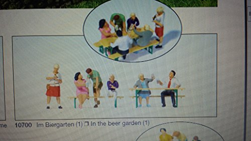 Preiser 10700 Im Biergarten (1), H0 1:87