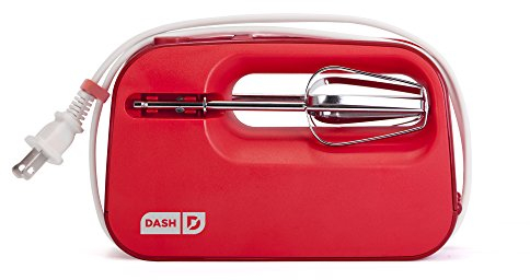 Dash Smart Store Hand Mixer, Red
