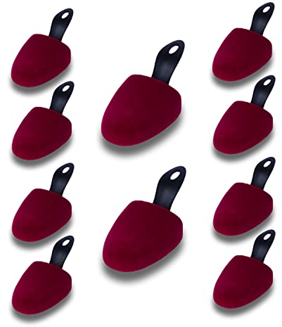 MTS care LISA Basic Velours Rund Größe 37-41 - Schaumstoff Schuhspanner für Damen 5 Paar Set- Schuhstrecker hält Schuhe in Form - perfekte Passform & Frische