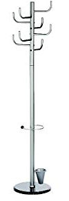 ALCO-Albert Garderobenstaender 2802 Anzahl der Haken: 8 (Ø x H) 40cm x 172cm Metall (pulverbeschichtet) Si