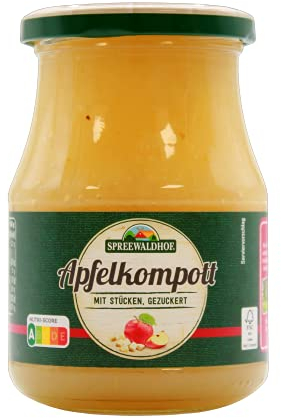 Spreewaldhof Apfel-Kompott mit Stücken, 6-er Pack (6 x 360 g)