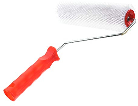 ULTECHNOVO Stachelwalzenboden Selbstnivellierende Walze Estrich Stachelwalze Tapetennahtwalze für Griff Latex Bodennivellierung 9 Zoll